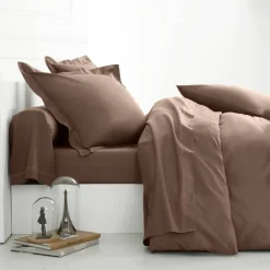 Linge de lit uni coton