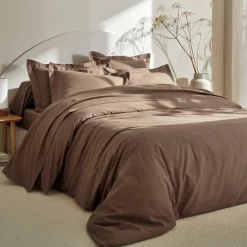 Linge de lit uni coton