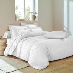 Linge de lit uni coton