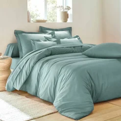 Linge de lit uni coton