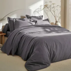 Linge de lit uni coton