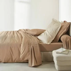 Linge de lit uni coton