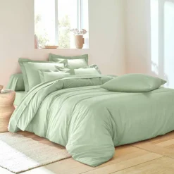 Linge de lit uni coton