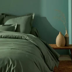 Linge de lit uni coton