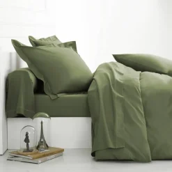 Linge de lit uni coton