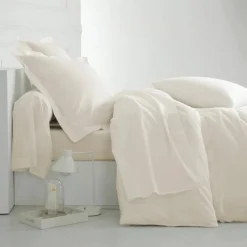 Linge de lit uni coton