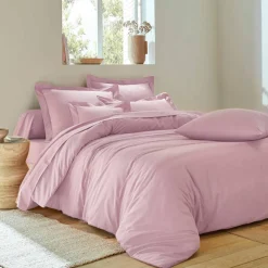 Linge de lit uni coton