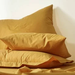 Linge de lit uni coton