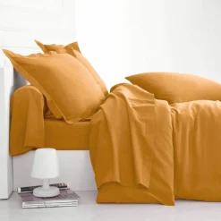 Linge de lit uni coton