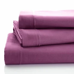 Linge de lit uni coton