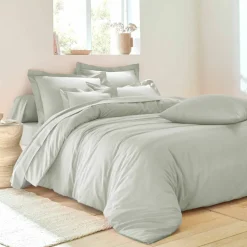 Linge de lit uni coton