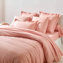 Linge de lit uni coton