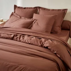 Linge de lit uni coton