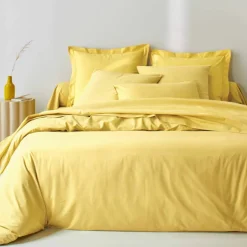 Linge de lit uni coton