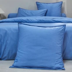 Linge de lit uni coton lavé