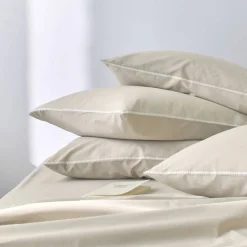 Linge de lit uni coton lavé