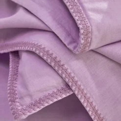Linge de lit uni coton lavé