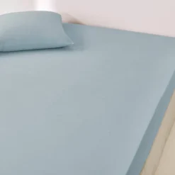 Linge de lit uni en bambou et en lin**