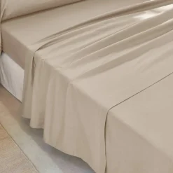 Linge de lit uni - percale de coton 72 fils/cm²