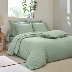 Linge de lit uni - percale de coton 72 fils/cm²