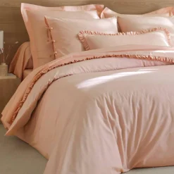 Linge de lit uni - percale de coton 72 fils/cm²