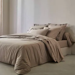 Linge de lit uni - percale de coton 72 fils/cm²