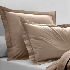 Linge de lit uni - percale de coton 72 fils/cm²