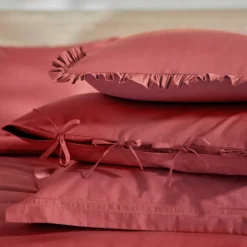 Linge de lit uni - percale de coton 72 fils/cm²