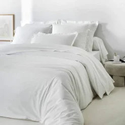 Linge de lit uni - percale de coton 72 fils/cm²