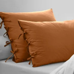 Linge de lit uni - percale de coton 72 fils/cm²