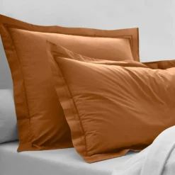 Linge de lit uni - percale de coton 72 fils/cm²