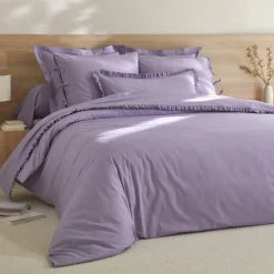 Linge de lit uni - percale de coton 72 fils/cm²