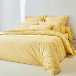 Linge de lit uni - percale de coton 72 fils/cm²