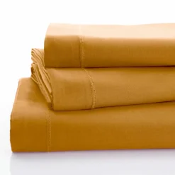 Linge de lit uni polyester-coton Colombine