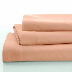 Linge de lit uni polyester-coton Colombine