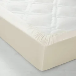 Linge de lit uni polyester-coton Colombine