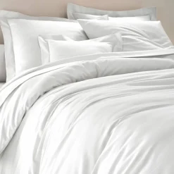 Linge de lit uni polyester-coton Colombine