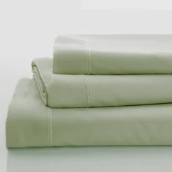 Linge de lit uni polyester-coton Colombine