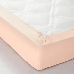 Linge de lit uni polyester-coton Colombine