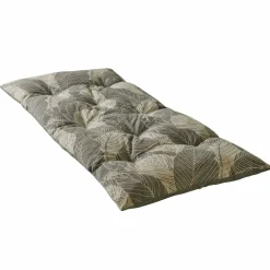 Long coussin déco imprimé feuillage