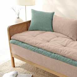 Long coussin de canapé chenille