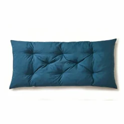 Long coussin de sol imprimé feuillage