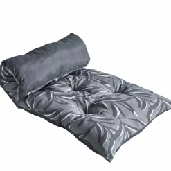 Long coussin de sol imprimé feuillage