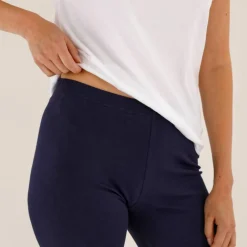 Lot de 2 leggings corsaire, taille élastiquée