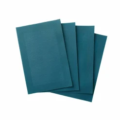 Lot de 4 sets de table - vinyle tressé