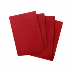 Lot de 4 sets de table - vinyle tressé