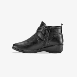 Low-boots confort compensées et zippées