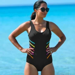 Maillot de bain 1 pièce - découpes princesse