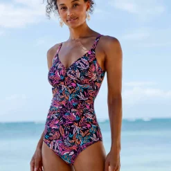 Maillot de bain 1 pièce drapé Kalibo - sans armatures