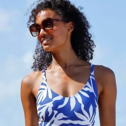 Maillot de bain 1 pièce, imprimé ligne Olguita